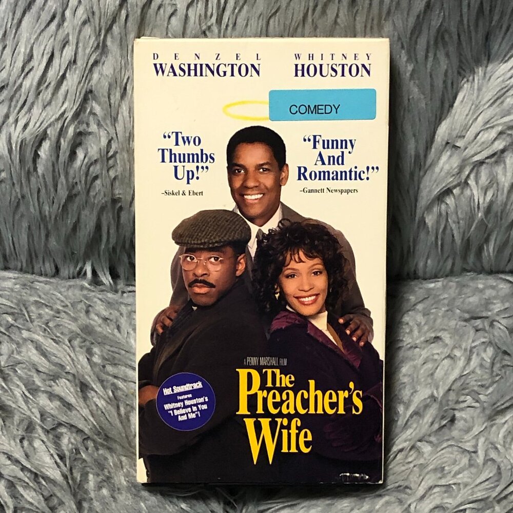 The Preacher's Wife (VHS) 1997 Denzel Washington, Whitney Houston